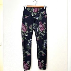 Lululemon High Rise Floral Print Legging